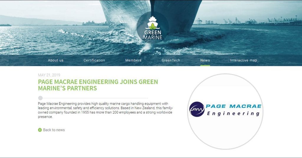 Page Macrae Engineering joins Green Marine